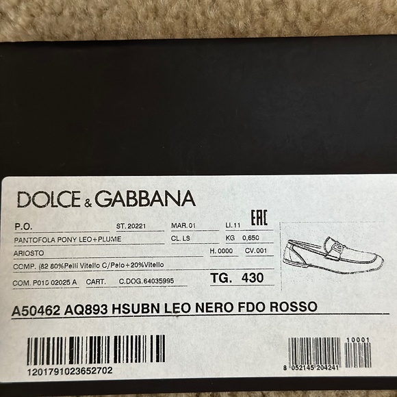 Dolce & Gabbana Leopard-print logo-buckle loafers main image 4